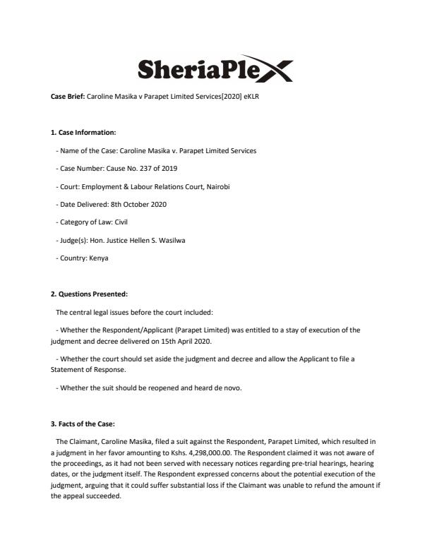 Caroline-Masika-v-Parapet-Limited-Services[2020]-eKLR-Case-Summary_2103_0.jpg